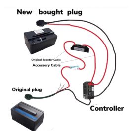 NIU Scooter Compatible Dual Battery Connection Set-up