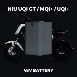 NIU MQI GT / MQI+ / UQIGT / UQI+ / SQI Extended Range and Performance Fast Charging Battery – 48V (85-160KM Range)