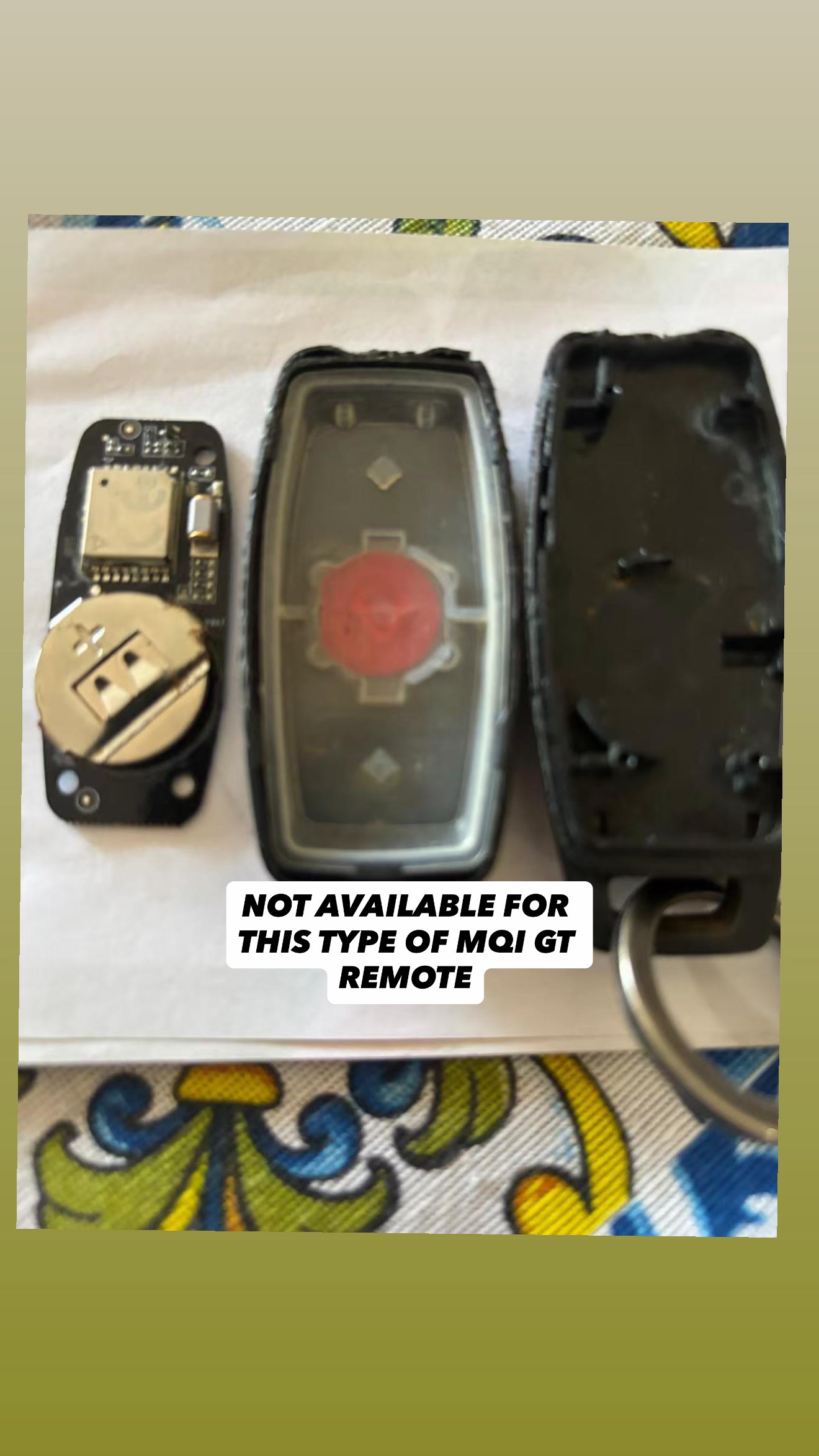 NIU Scooter Reserve Remote Copy - Image 2