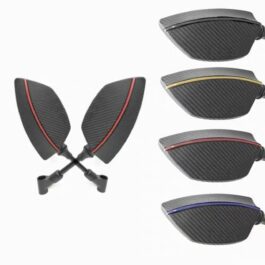 Scooter Extra Wide Vision Carbon Rear Mirrors