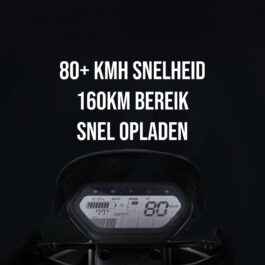 NIU UQI GT 80+KMH Hoog-Vermogen Upgrade Bundel – 72V64A Batterij (160KM bereik), 72V Moederbord, Verstelbare Snellader (10A)