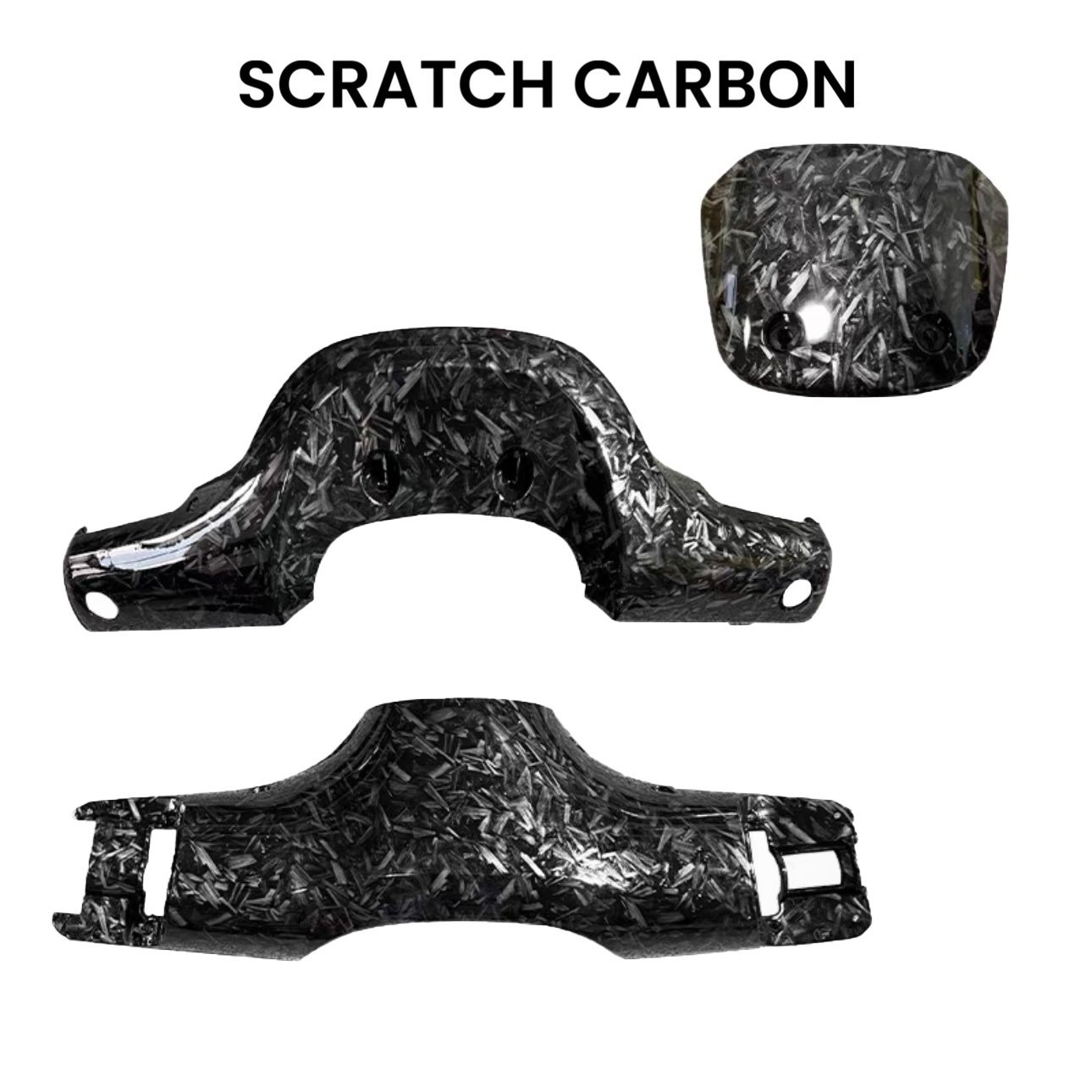 Segway E300 / E125 / E110 Custom Dashboard Handlebar Body Kit (Carbon, Carbon Scratch, Chameleon Carbon, Coloured Carbon, Honey Comb Carbon)