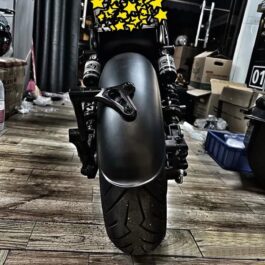 NIU UQI GT / UQI+ Vintage Rear Fender (Carbon, Matt Black, Black & Steel)