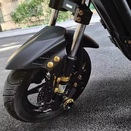 NIU / SEGWAY Front Fender (Matt Black, Black, Carbon Fiber & Carbon Scratch