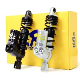 KRZ Racing Two-Way Adjustable Shock Absorber (290mm, 310mm, 330mm) – Round/Fork Mount, Vertical/Horizontal Orientation