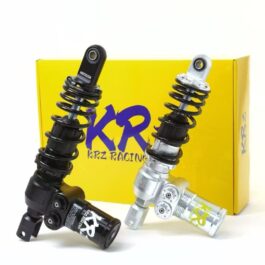 KRZ Racing Two-Way Adjustable Shock Absorber (290mm, 310mm, 330mm) – Round/Fork Mount, Vertical/Horizontal Orientation