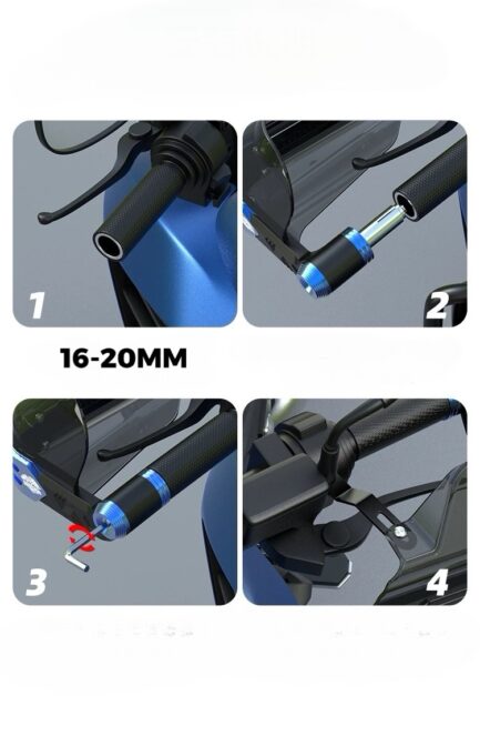 NIU NQIX / N-SERIES / SEGWAY E110 / E125 Handlebar Anti Wind Handguards Windshield - Image 7