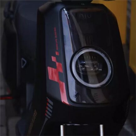 NIU NQIX Scooter Racing Grid Sticker Set – White / Black / Red - Image 6