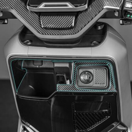 NIU NQIX 150 Carbon Fiber Sticker Details - Image 3