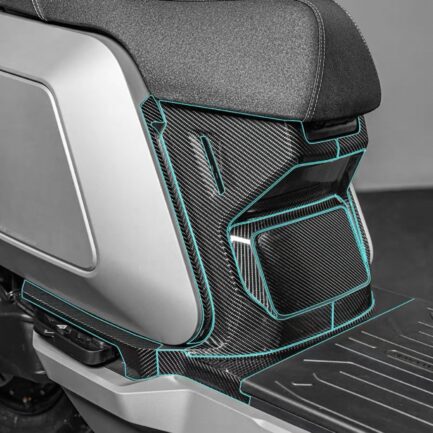 NIU NQIX 150 Carbon Fiber Sticker Details - Image 2