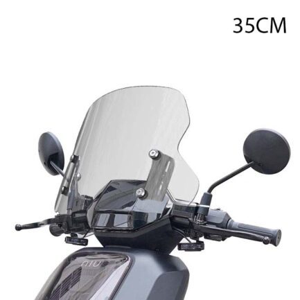 NIU NQIX Voorruit – Transparant | Smoke Grijs – 35cm | 40cm | 45cm | 50cm | 55cm - Afbeelding 2