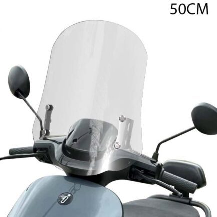 SEGWAY E110 / E125 / E300 Front Windshield – Transparent | Smoke Grey – 35cm | 40cm | 45cm | 50cm | 55cm - Image 4