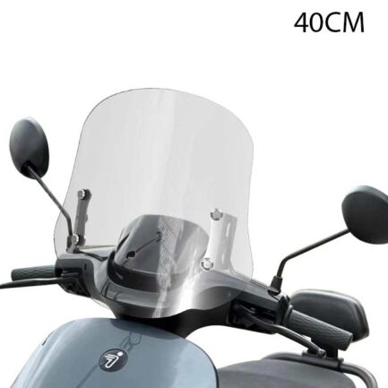 SEGWAY E110 / E125 / E300 Front Windshield – Transparent | Smoke Grey – 35cm | 40cm | 45cm | 50cm | 55cm - Image 3