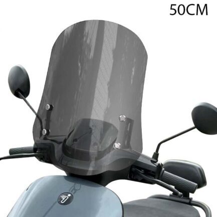 SEGWAY E110 / E125 / E300 Front Windshield – Transparent | Smoke Grey – 35cm | 40cm | 45cm | 50cm | 55cm - Image 8