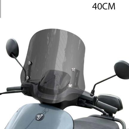 SEGWAY E110 / E125 / E300 Front Windshield – Transparent | Smoke Grey – 35cm | 40cm | 45cm | 50cm | 55cm - Image 7