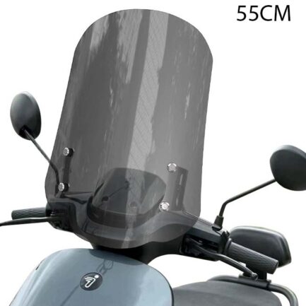 SEGWAY E110 / E125 / E300 Front Windshield – Transparent | Smoke Grey – 35cm | 40cm | 45cm | 50cm | 55cm - Image 6