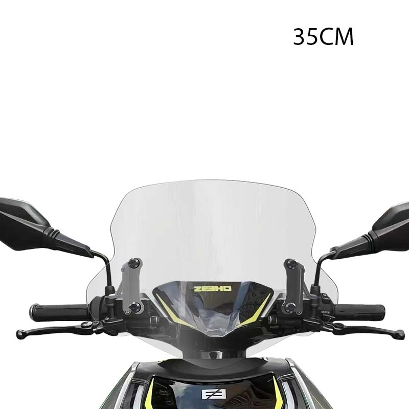 ZEEHO AE6 / AE8 Front Windshield – Transparent | Smoke Grey – 35cm | 40cm | 45cm | 50cm | 55cm - Image 2