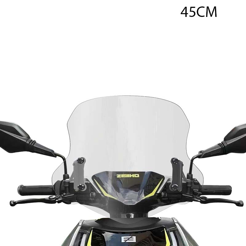 ZEEHO AE6 / AE8 Front Windshield – Transparent | Smoke Grey – 35cm | 40cm | 45cm | 50cm | 55cm - Image 4