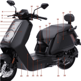 NIU NQIX Scooter Repair Parts / Spare Parts