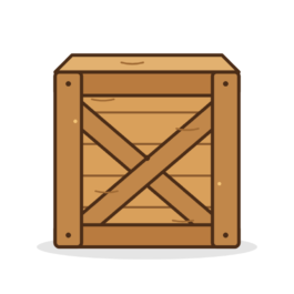 Wooden Crate for Shipping Motor
