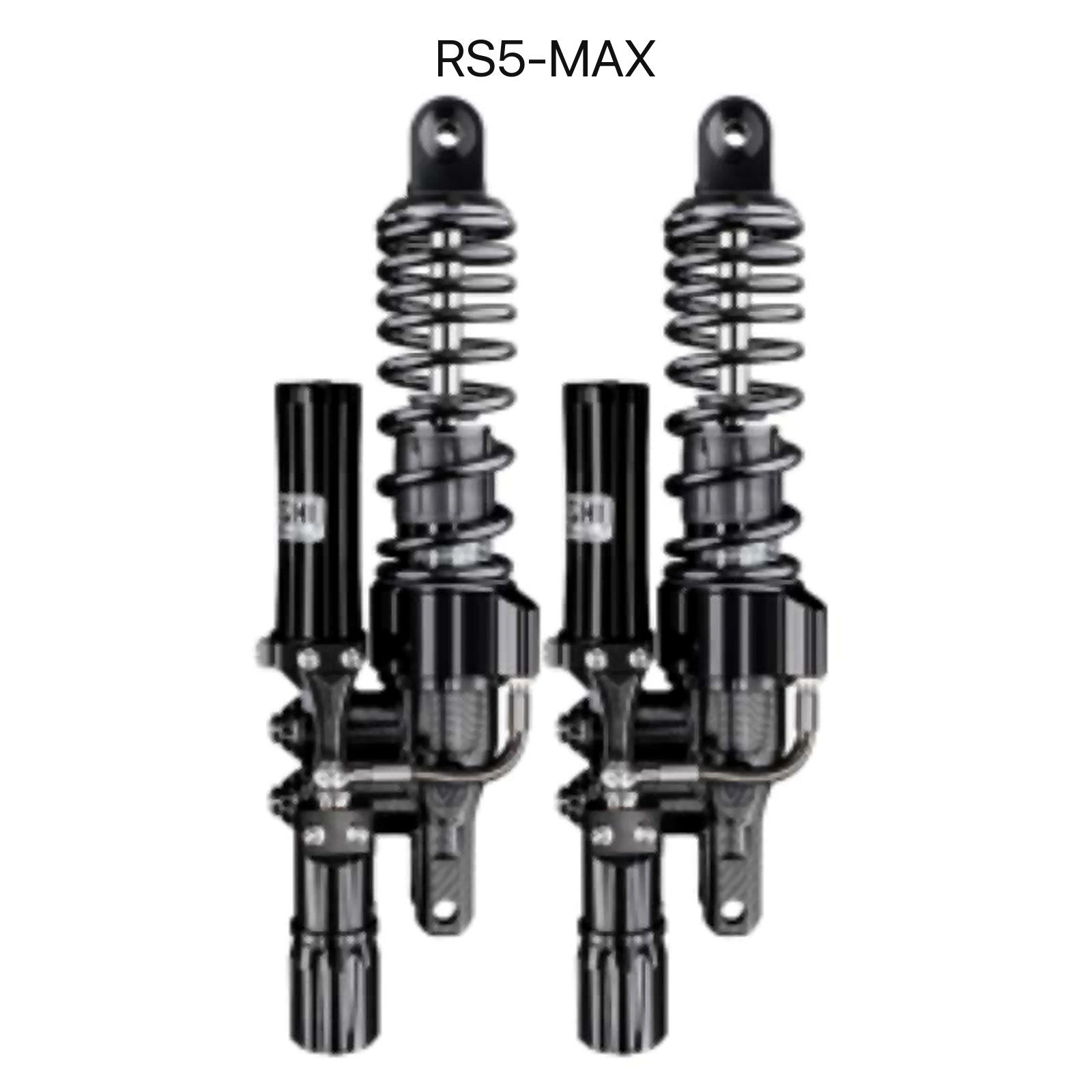 BBS RS5-MAX adjustable rear shock absorbers for NIU Segway and Zeeho scooters