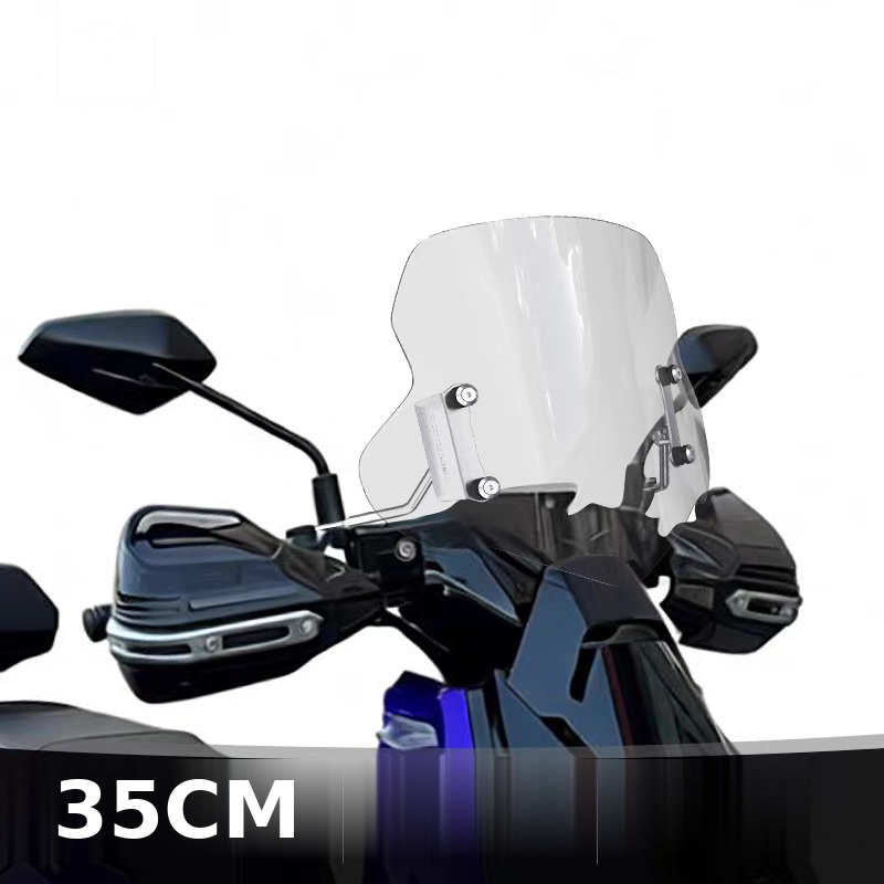 NIU FQIX Front Windshield – Transparent | Smoke Grey – 35cm | 40cm | 45cm | 50cm | 55cm - Image 2
