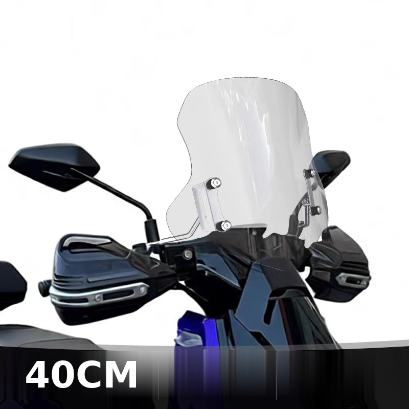 NIU FQIX Front Windshield – Transparent | Smoke Grey – 35cm | 40cm | 45cm | 50cm | 55cm - Image 3