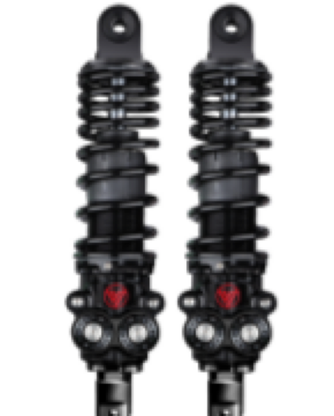RS102 adjustable rear shock absorber pair