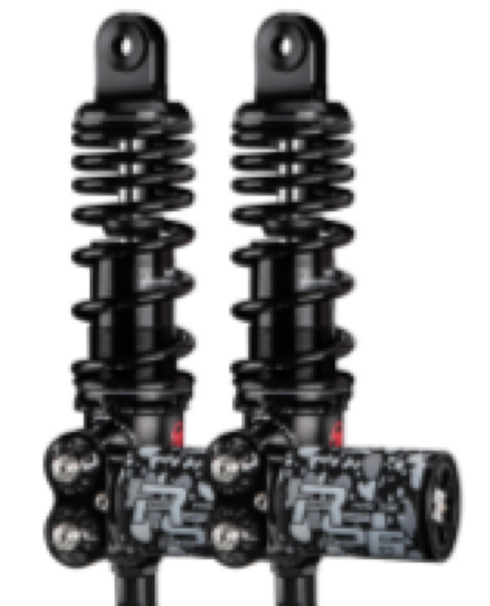 RS6 adjustable rear shock absorber pair