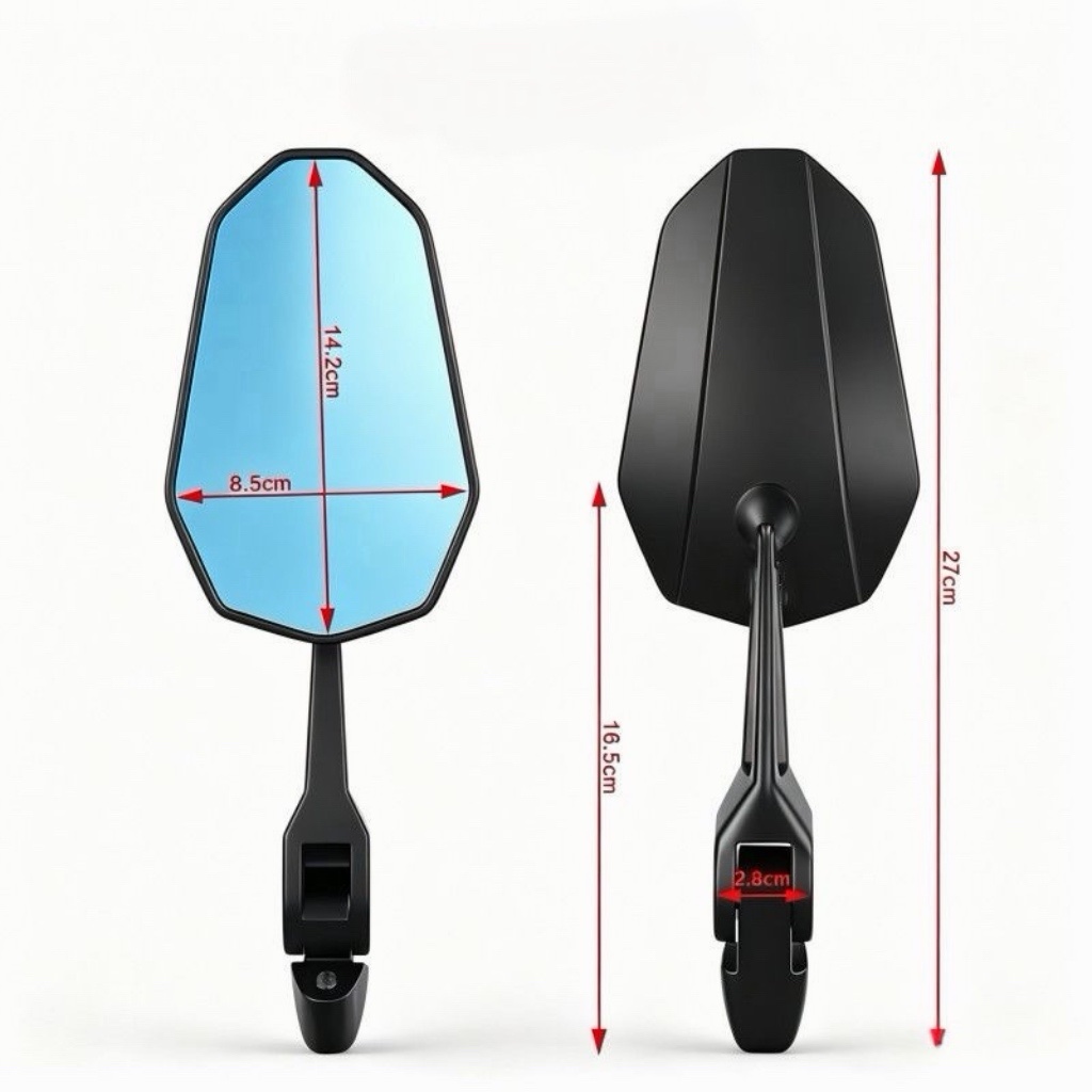 NIU / Segway / ZEEHO / Universal Scooter AOS 9 Rear View Mirror - Image 4