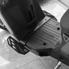 NIU FQIX Front Footrest – Black | Steel | Red | Silver