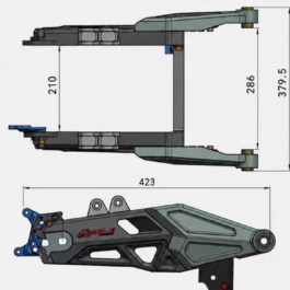 NIU NQIX Rear Arm