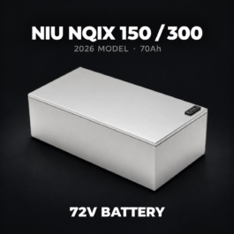 NIU NQiX 150 (2026 Model) / NQiX 300 72V 70Ah Battery (150 km Range)