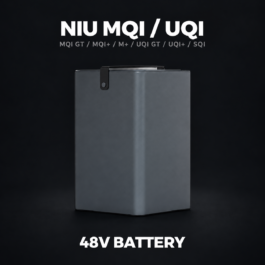 NIU MQI GT / MQI+ / M+ / UQI GT / UQI+ / SQI Extended Range and Performance Fast Charging Battery – 48V (85-160KM Range)