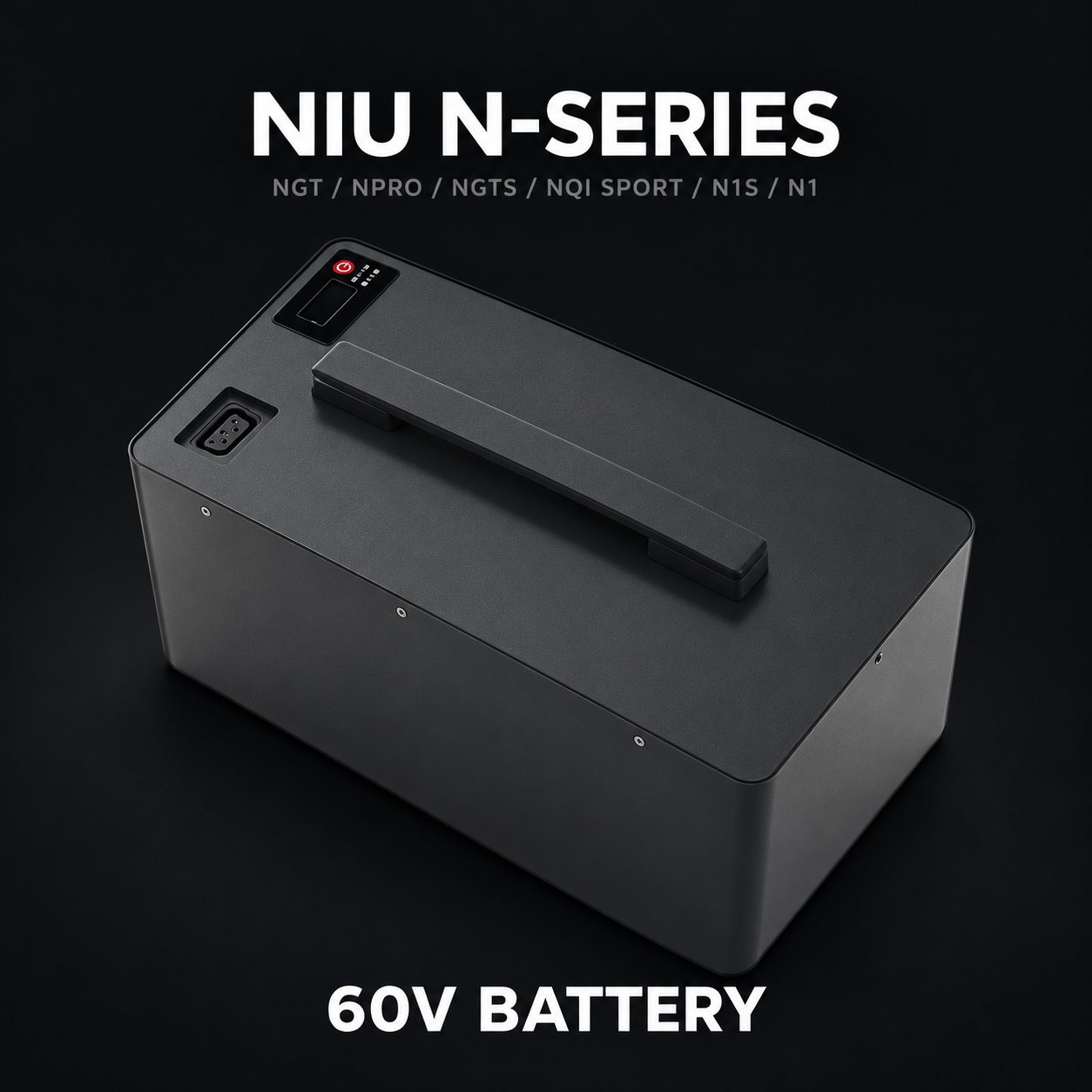 NIU NGT / NPRO / NGTS / NQI Sport / N1S / N1 Extended Range Fast Charging Lithium Battery - 60V (85-150KM Range)