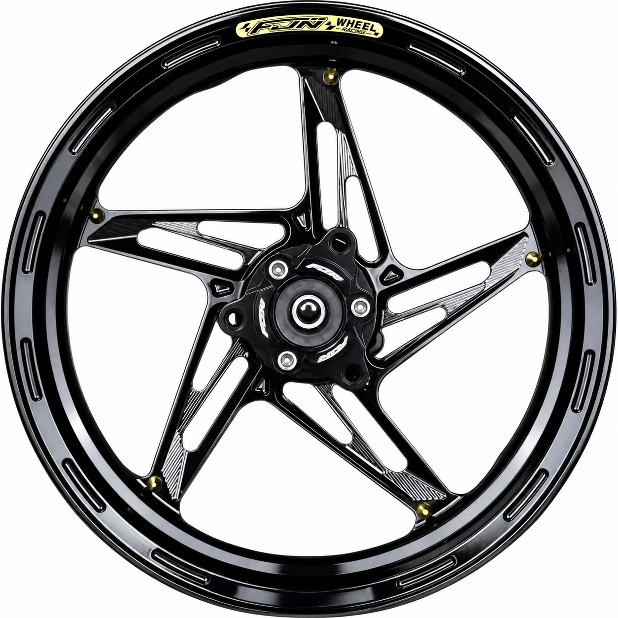 FJN XYN 12 Inch 2.5J front rim in Black