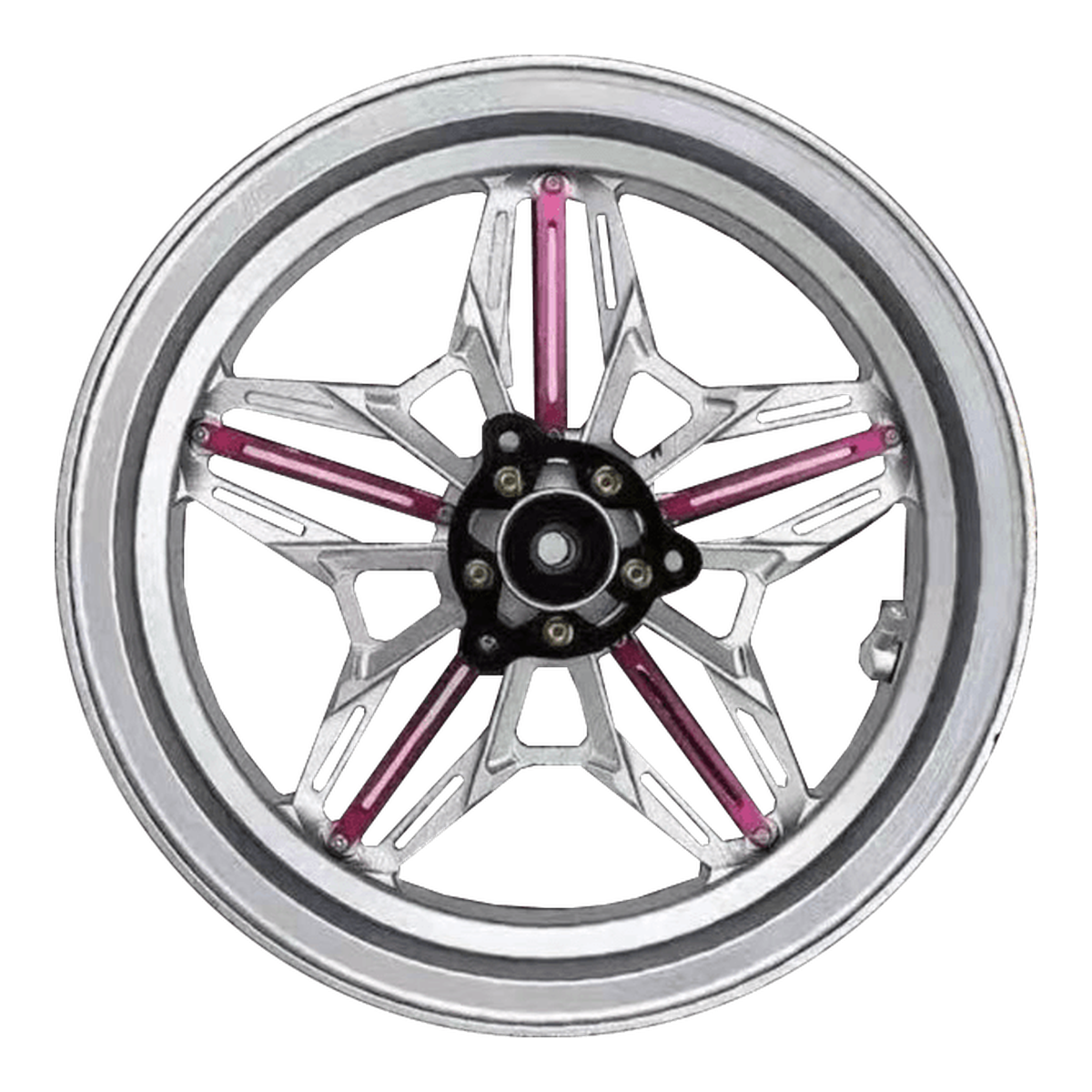 HH Naruto Front Rim Silver Pink